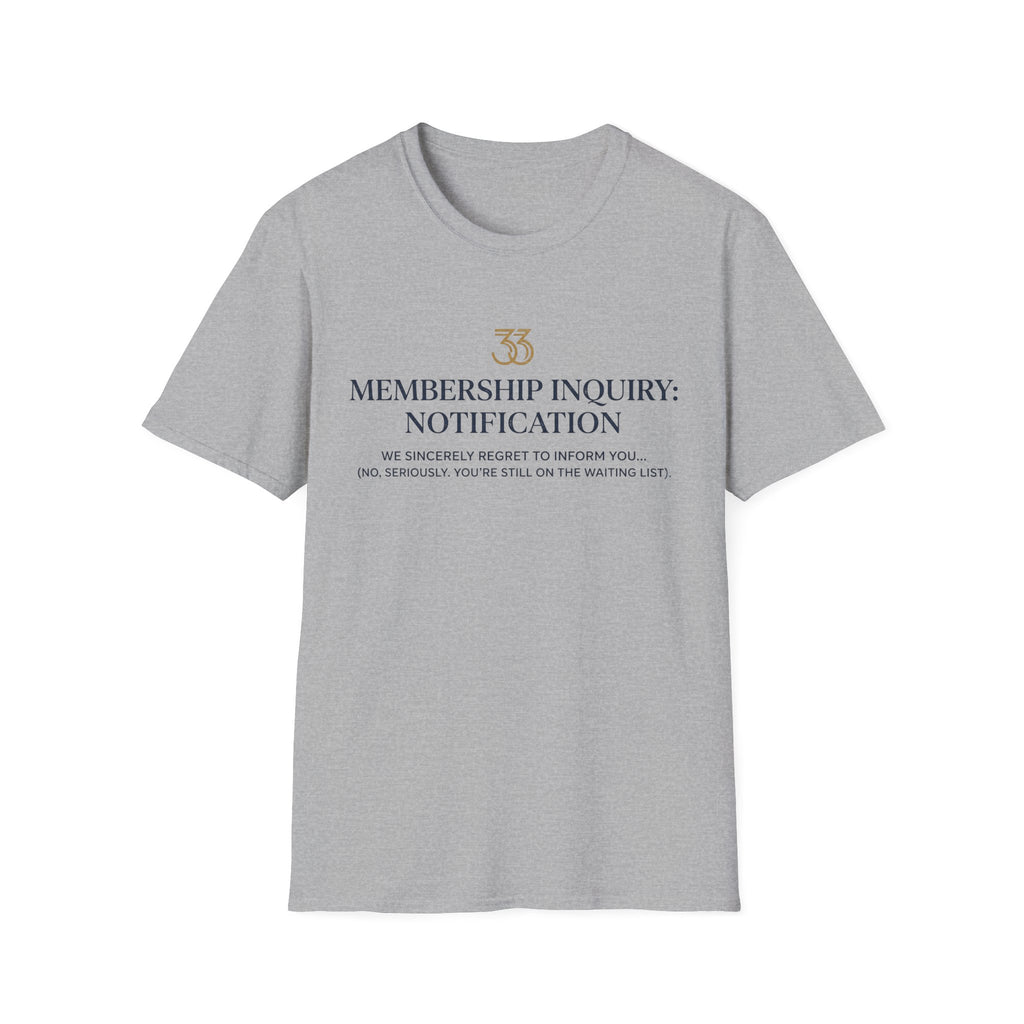 Club 33 Membership Notice