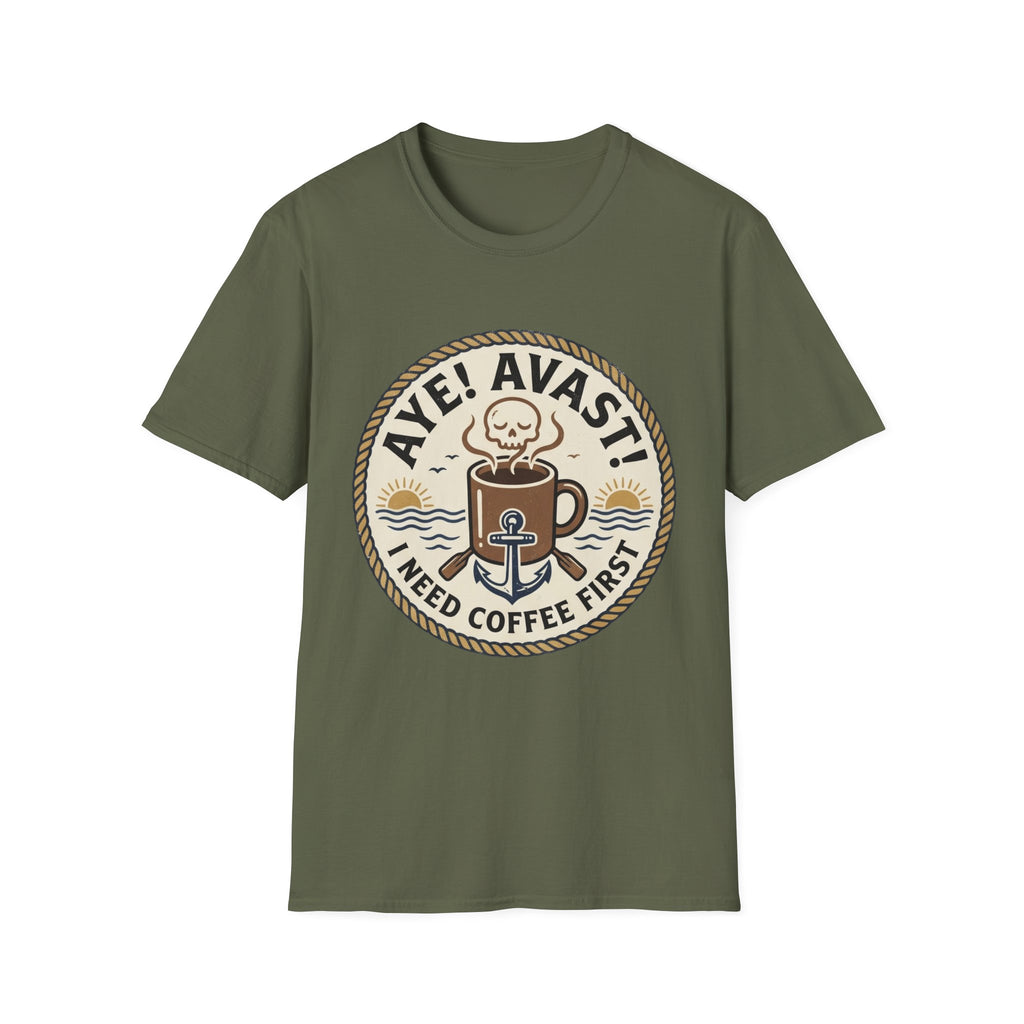 Aye Avast Coffee First