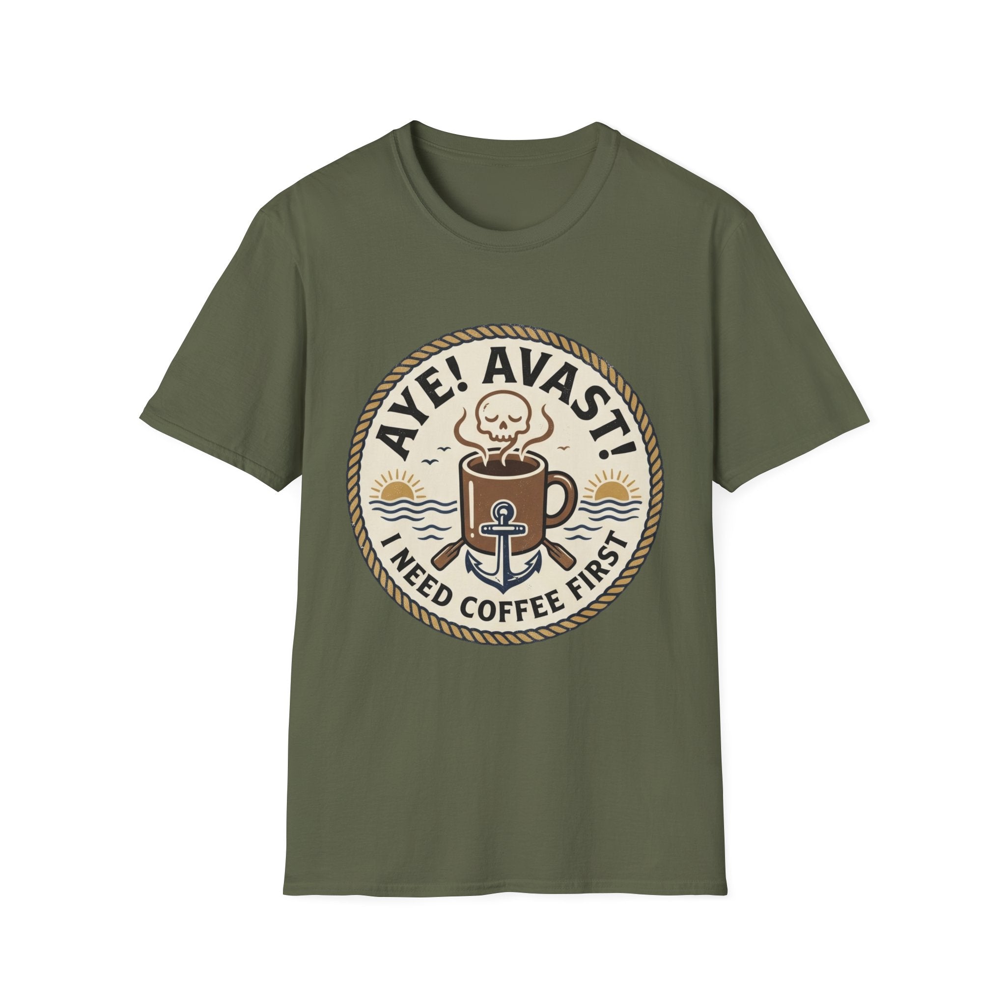 Aye Avast Coffee First