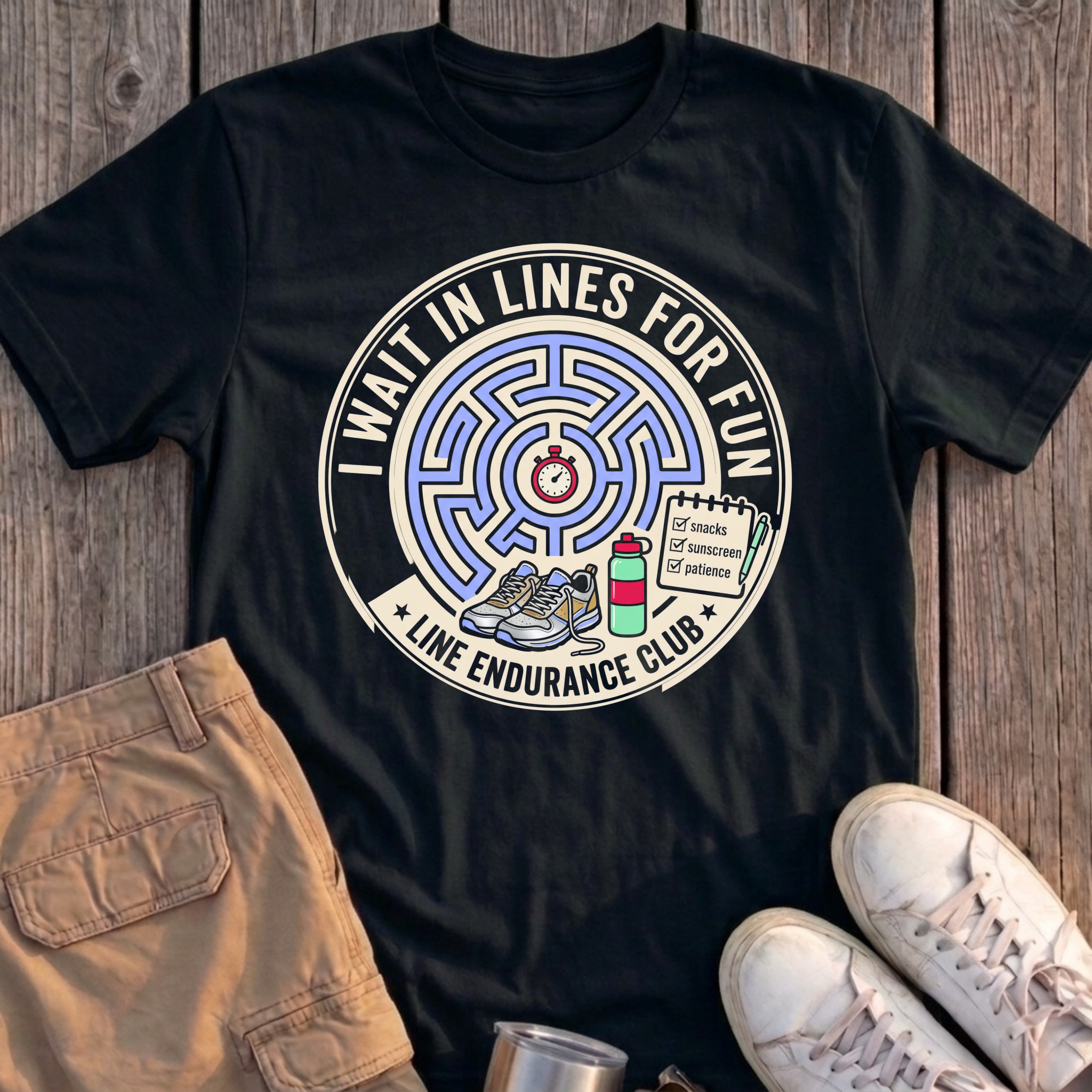 I Wait In Lines For Fun Tee