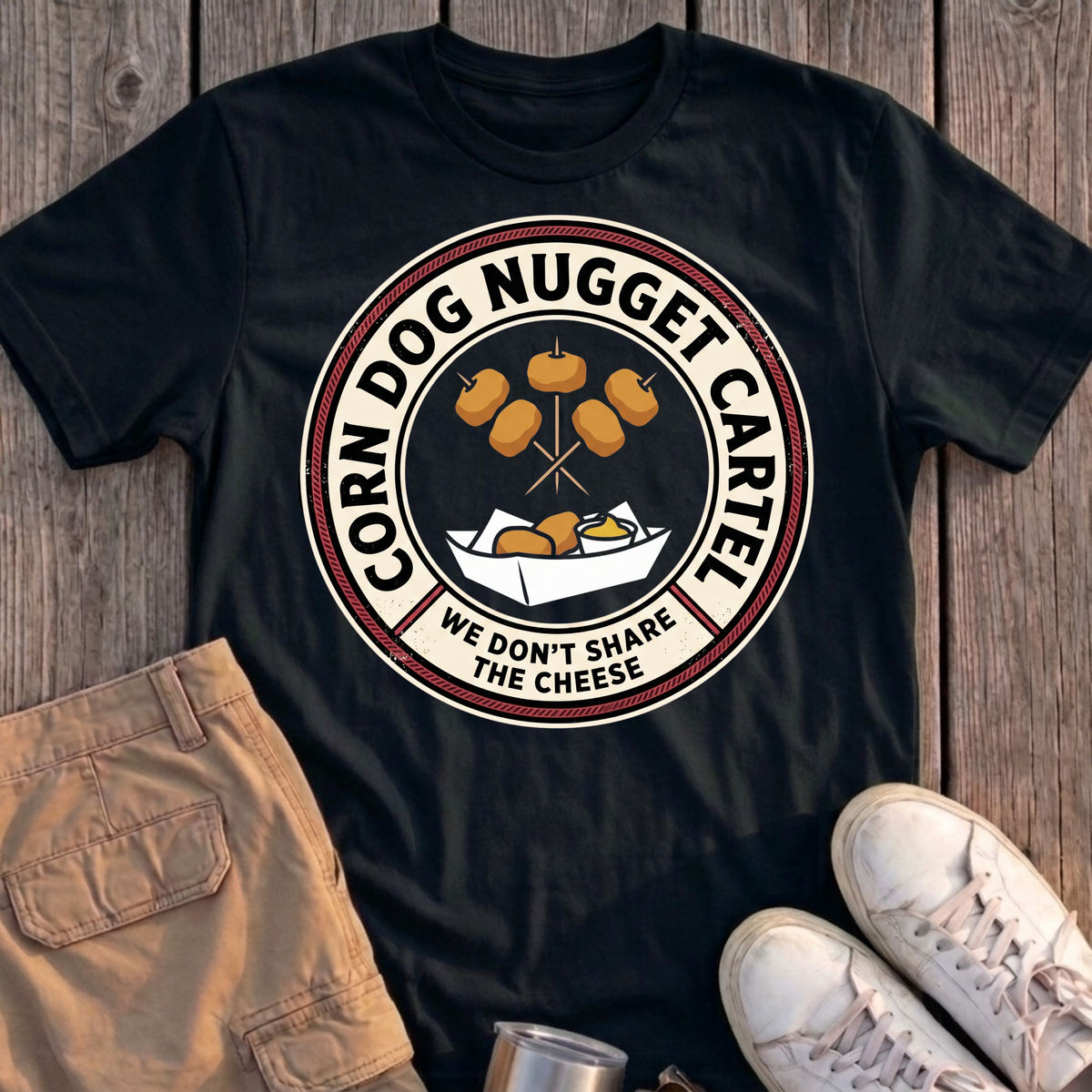 Corn Dog Nugget Cartel Tshirt