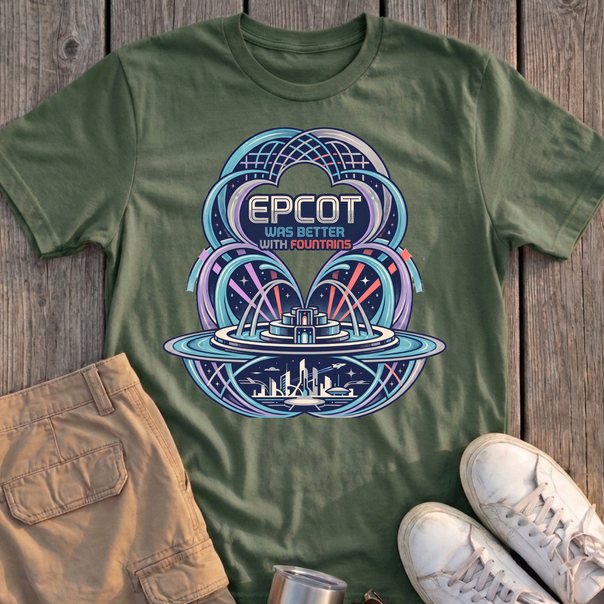 Epcot was Better with Fountains Tee