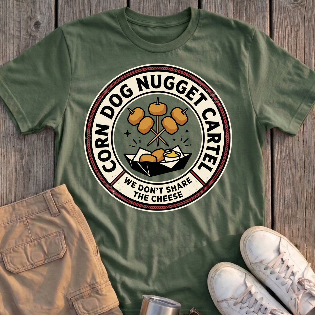 Corn Dog Nugget Cartel Tshirt