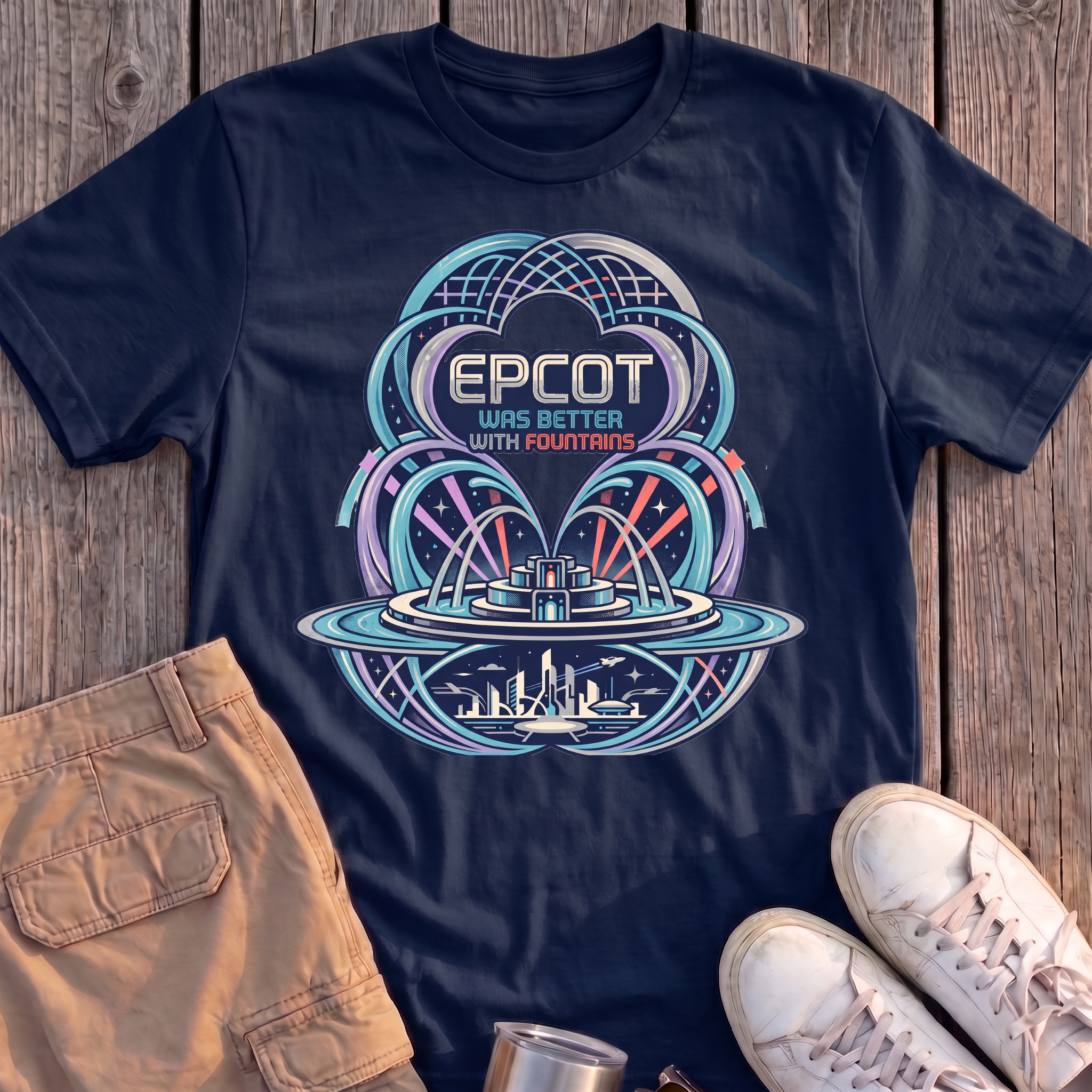 Epcot was Better with Fountains Tee