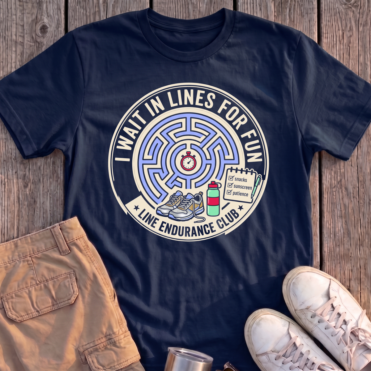 I Wait In Lines For Fun Tee