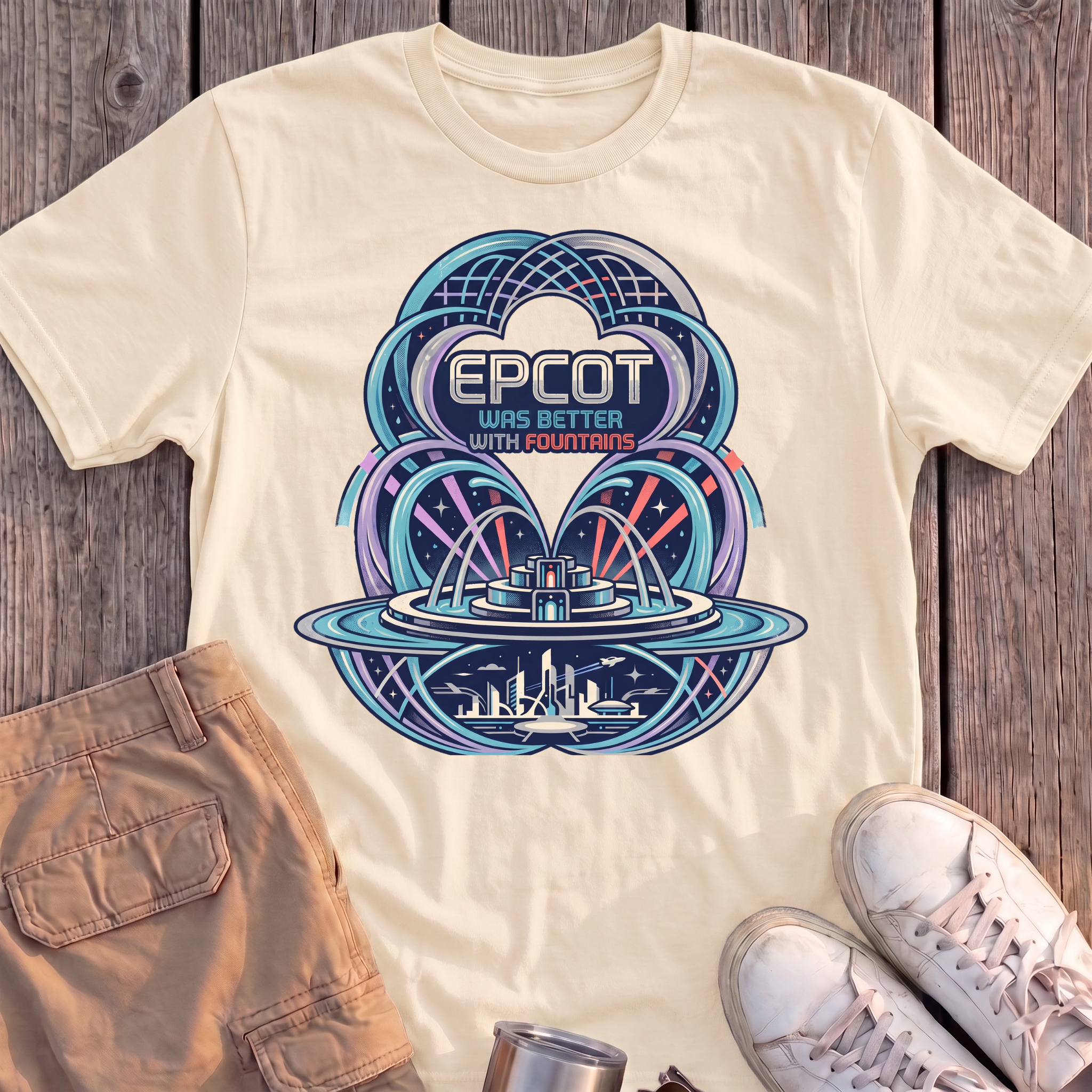 Epcot was Better with Fountains Tee