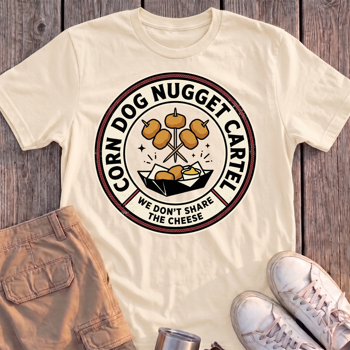 Corn Dog Nugget Cartel Tshirt
