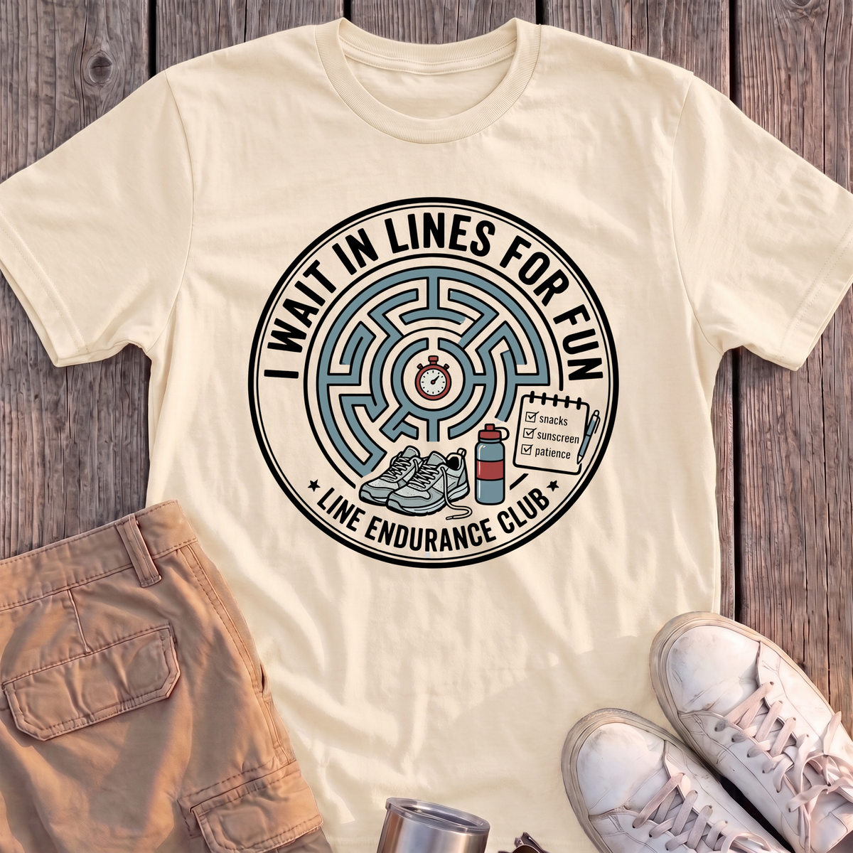 I Wait In Lines For Fun Tee