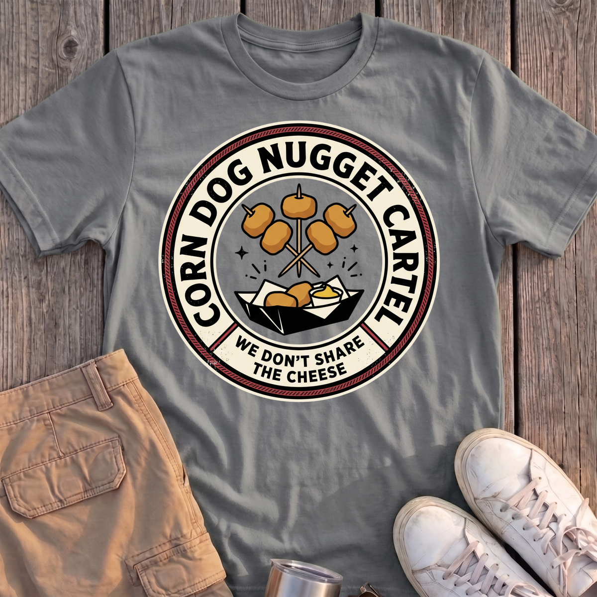Corn Dog Nugget Cartel Tshirt