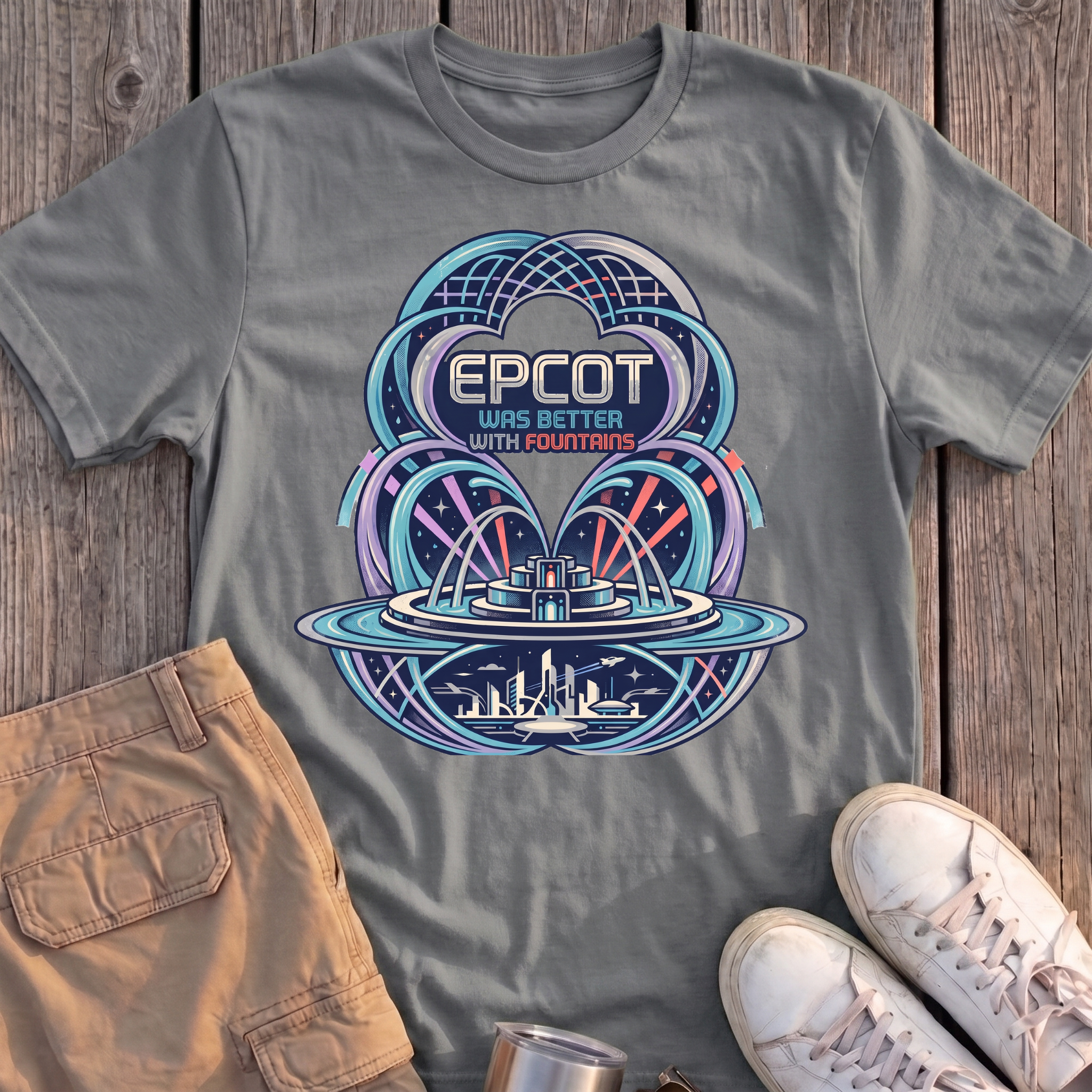 Epcot was Better with Fountains Tee