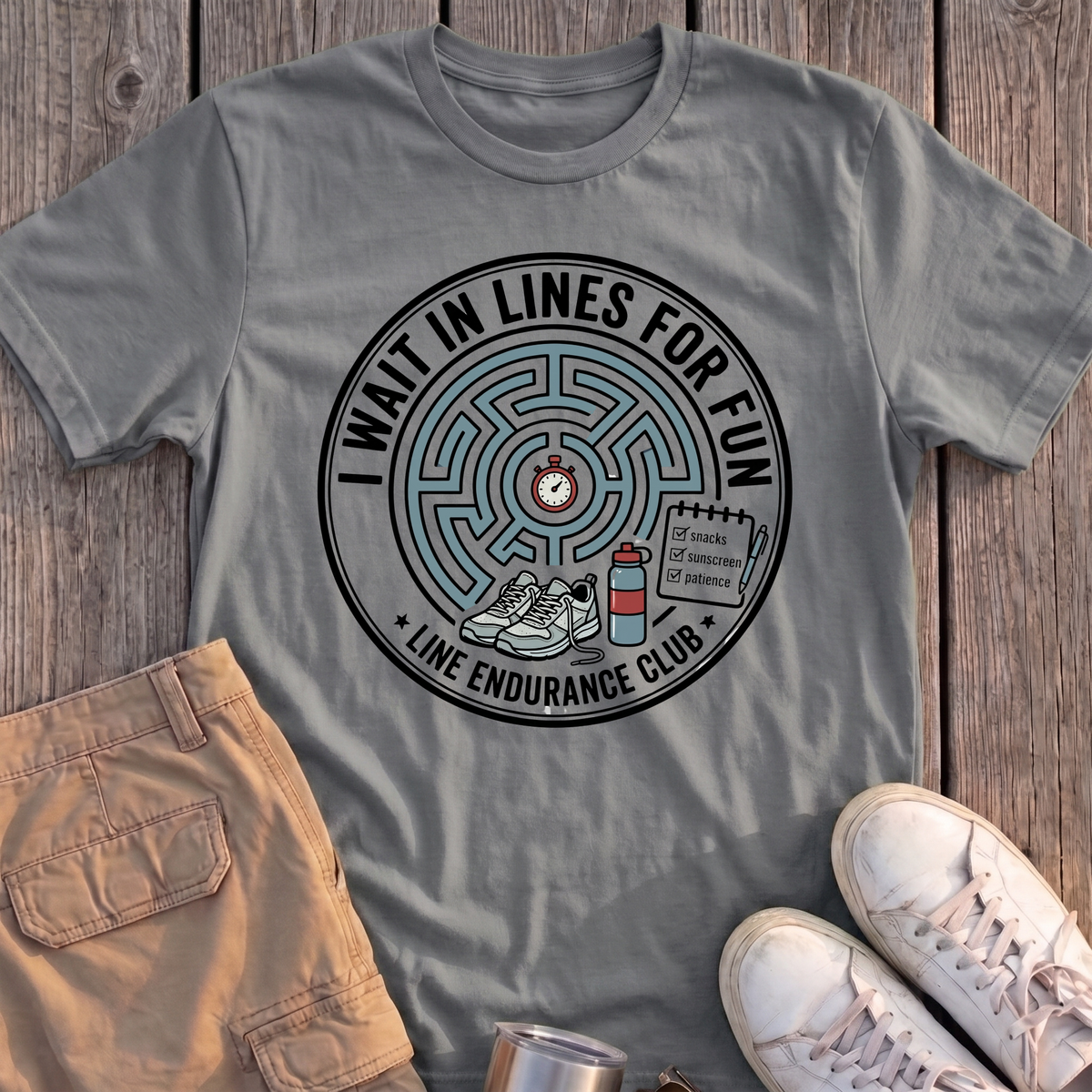 I Wait In Lines For Fun Tee