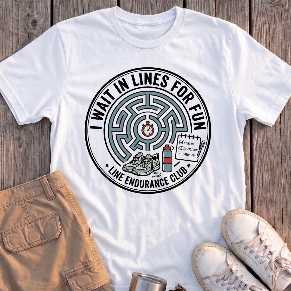 I Wait In Lines For Fun Tee