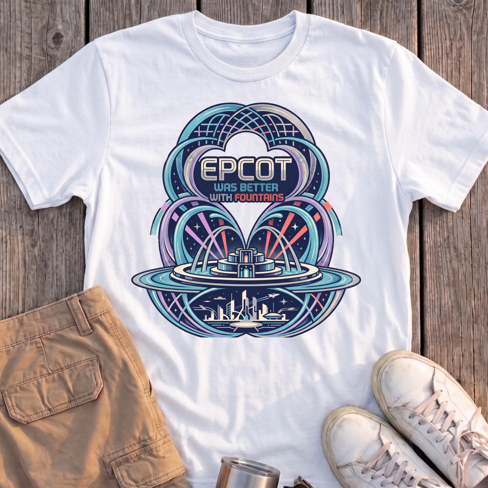 Epcot was Better with Fountains Tee