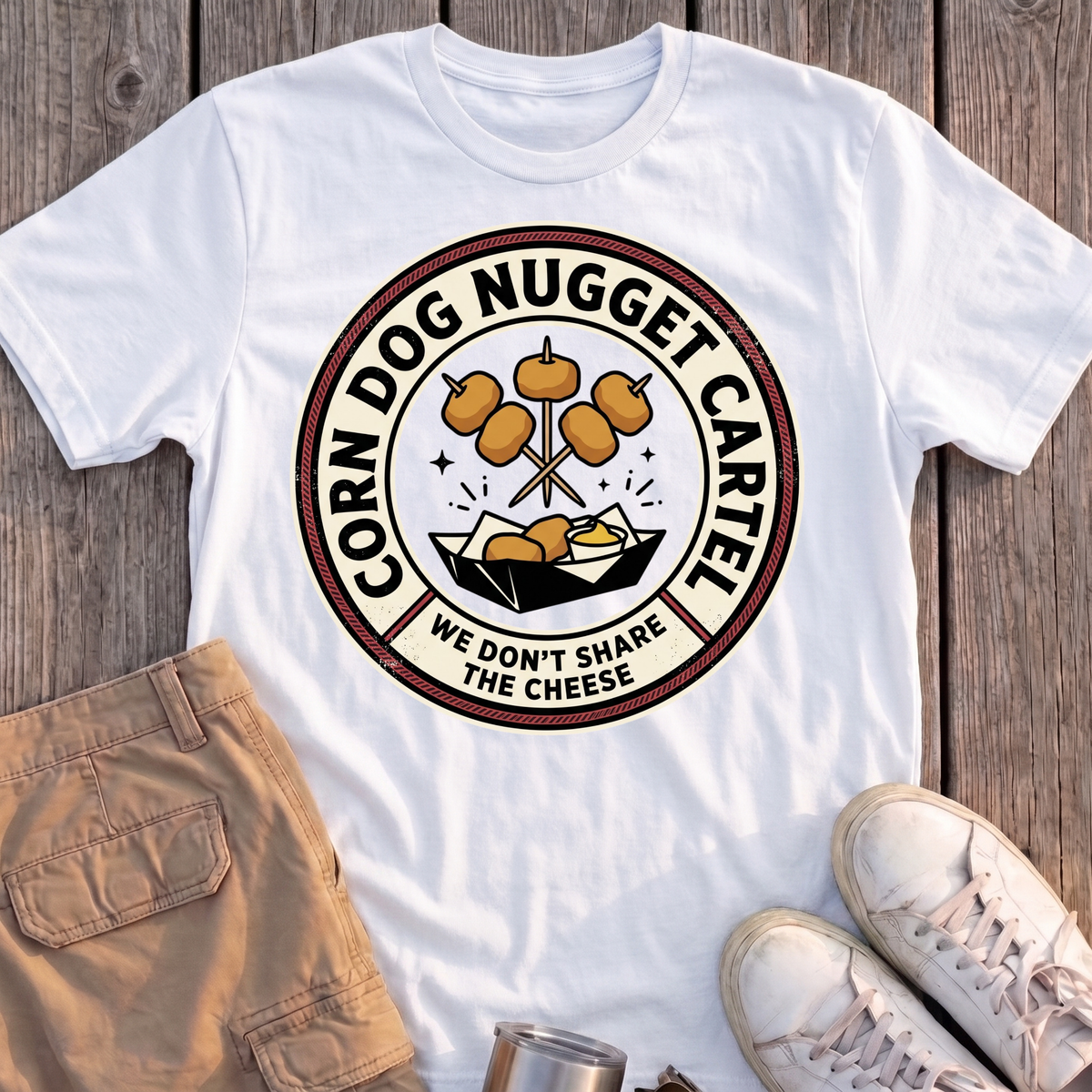 Corn Dog Nugget Cartel Tshirt